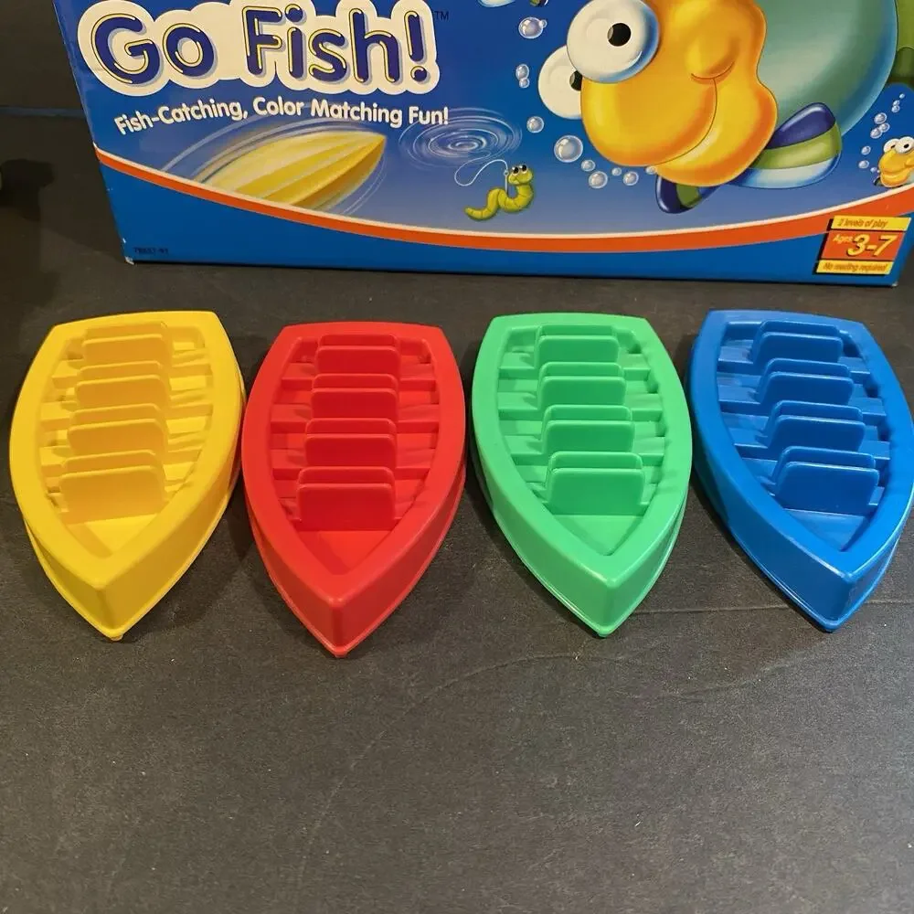 Vtg Go Fish! Fisher Price Game - Rated for Kids 3-7 COMPLETE